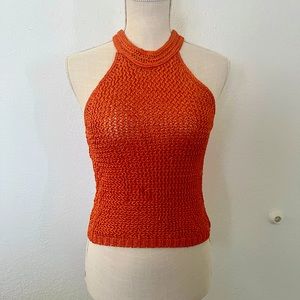 Mango knit halter top